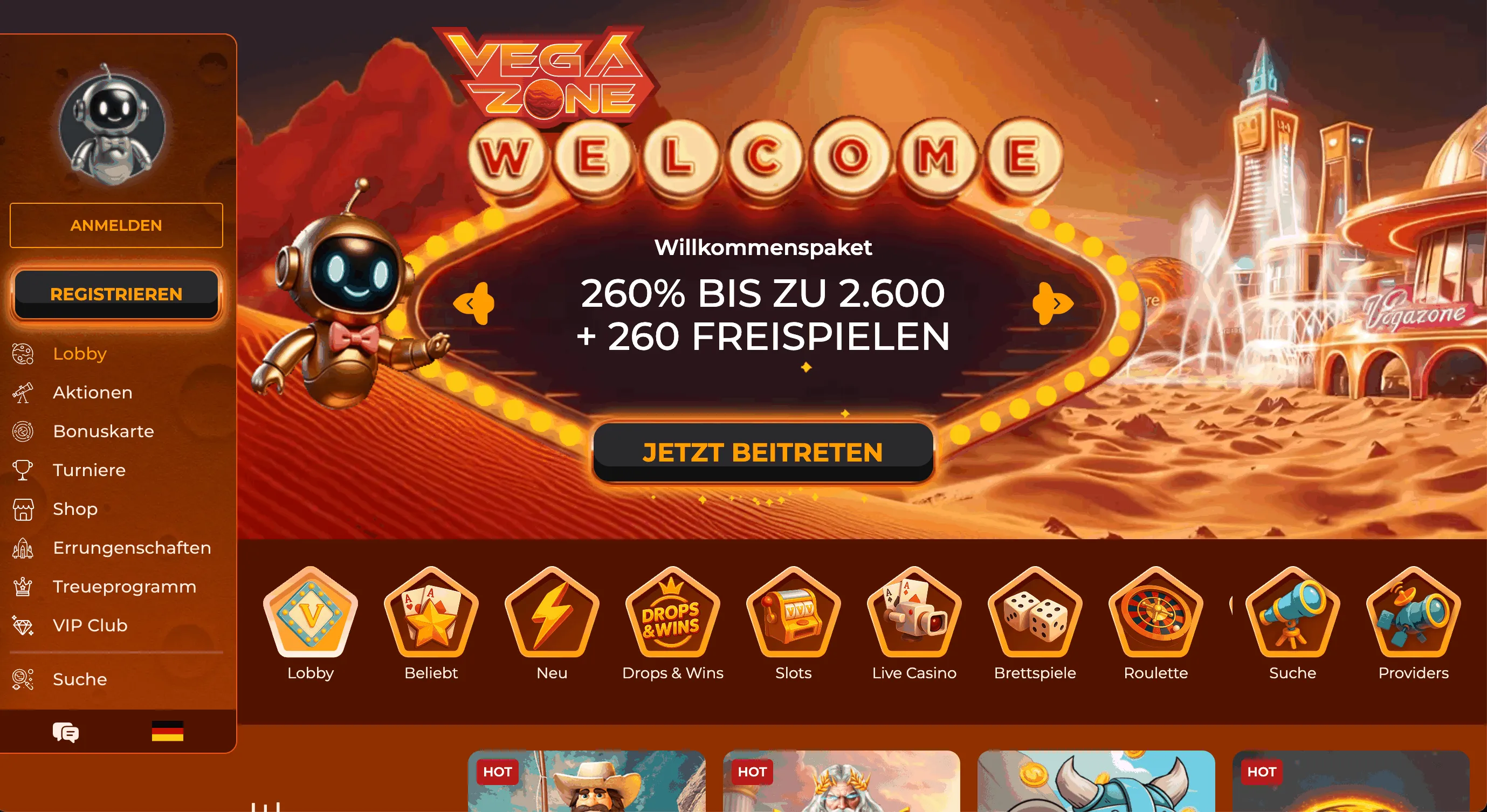 Vega Zone Casino Website Vega Zone Casino Homepage
